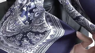 Lady Victoria Valente Satin Headscarves Fashion Show, Leather and Satin, Scarf Queen