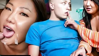 Bored Asian Housewife Entertained By Stepson's Cock - Jade Luv