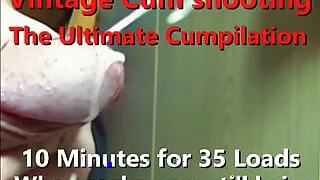 The Ultimate upscaled Vintage Cumpilation 10 min for 35 cumshots When uncut cocks were still hairy