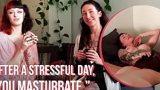 Ersties - Lesbian Friends Nympha & Luna Play With Whipped Cream