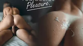 Fucking Perfect Babe and Blowing Load Over Her Big Ass