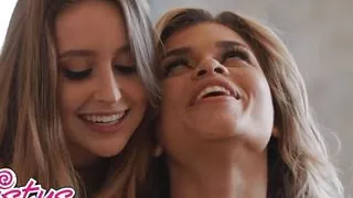 TWISTYS - Laney Grey And Destiny Cruz Suck Each Other's Tits, Then Take Turns Licking Each Other's Pussies