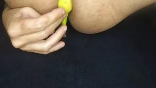 Shoving the banana up my ass