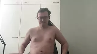 Horny slutty boy jerks off