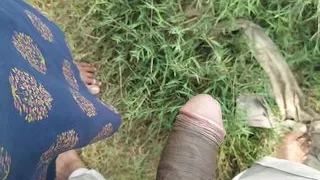 indian tribal village worker cheating sex with farm owner in paddy field
