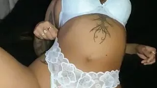 Thick Goth Slut Fingers Her Tight Little Pussy