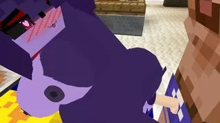 Minecraft Fapcraft: Fazclaire's Nightclub Edition I fuck Bonfiie, Bonnie, in the ass and doggy style