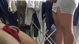 Perverted Amateur Mom Wears Dirty Panties Full Of Her Stepsons Cum