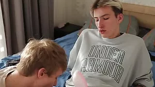 Two Sweet Twinks Seduced Student To Have Big Sex Part 2
