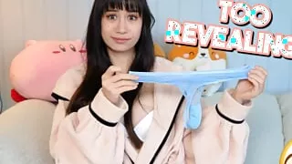 How See Through is It? Super Sheer Blue Lingerie Try on Haul with Elixir Elf