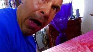 This blonde slut with big fake tits got her anal drilling from a lucky guy