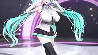 MIKU BIBBIDIBA Naked - mmMmm - All Colors Compilation Smixix