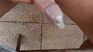 Condom found with foreign sperm