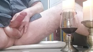 Dinner Fun with Cum
