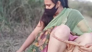 Cock Hungry Big Ass Desi Bhabhi Fucked Hard by Her Devar, devar bhabhi outdoor Jungle Fucked Clear Hindi audio