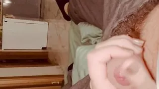 Marie rubbed my, and I could not resist and inserted a crustacean on the sofa, right in her clothes!