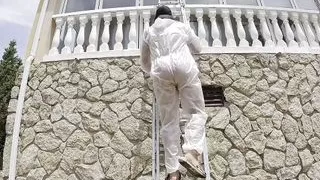 Millionaire Milf + Cheater+ Fucks The Maintenance Man With Fat Cock