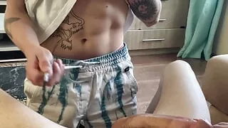 fucked twink in the mouth and cummed