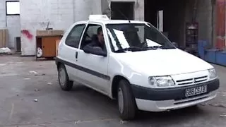 Hottest Redhead French ever enjoys anal sex on the back seat