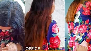 Roleplay My Hot Office Boss Mam Wants to Have Sex in Office