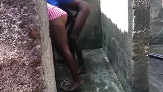 african sex got so sweet in an un completed building