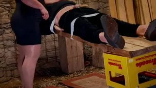 Dominatrix Mistress April - un invited Man is in the House