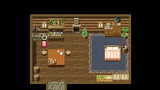 The goblin is fucking a pregnant girl and filling her pussy with cum