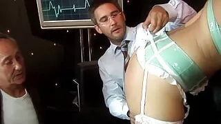 Love triangle with Katie Weale a whore with dark hair loves