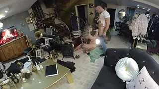 Sexy Odette Facialized By Client