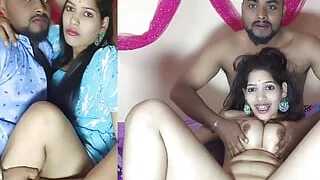 sexy Desi housewife enjoyed hardcore Sex with her husband's best friend. Desi indian hot couple sex