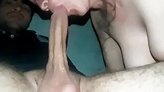 Hot Milf gets into the room at night when I&#039;m visiting to suck her