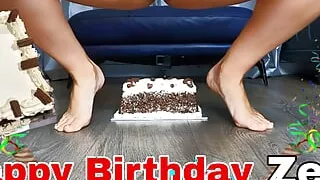 Training Zero Femdom BDSM Slave Cake Sitting Sploshing Humiliation Bondage Real Homemade Amateur Couple Milf Stepmom Wife FLR