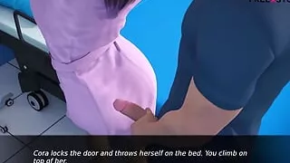 Dusklight Manor - Scene 14 - Jhon Having Sex with Nurse Cora in the Hospital by Playing Sugar Daddy
