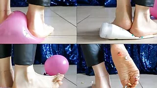 Kneading Objects in Barefeet