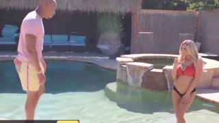 Poolside Fucking With Ricky Johnson And Olivia Austin