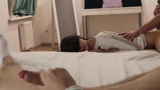 Cuckold And Bull Cum In Her Pussy Twice