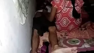 Sex couple on bed night in village aunty