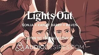 Orgy with my husband in a swinger club. Wife sharing. Lesbian creampie eating. ASMR Porn