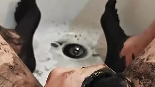 Inktation of Bodily Art 4 POV Mast and Cum