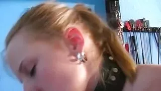 Big boobed brunette German slut tied up and waxed