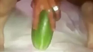 Huge Cucumber for Black African Pussy..