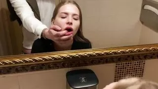Having sex in the public bathroom is fun