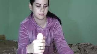 Hot MILF in Velour Suit Gives Blowjob