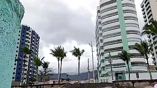 Rennan Luna and I Threw Candy Crush to Suck on Praia Grande - Candy Crush Brazil - Coupleluna