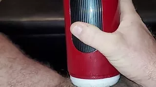 Automatic sucking sextoy making me cum.