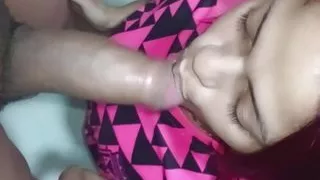 invited my stud neighbor for dinner and i eat his cock and he fucks me in standing doggy after notice i'm not wearing panties