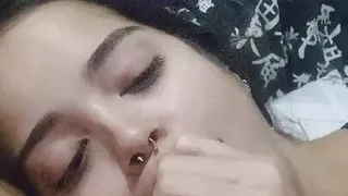 Submissive wife Debora Prado gives a blowjob every day at night before going to bed