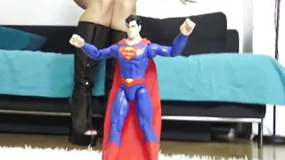 Superman Crush! Cruel Reell Crushes Superman Symbolically for All Men!