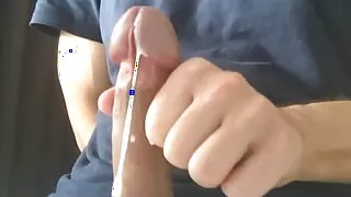 Horny man can ejaculate nine loads daily.