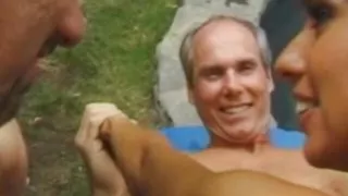 Outdoor Threesome On The Trampoline!